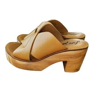 Free People Women's Kora Platform Chunky Clog Sweetheart Sunrise Sz 40 (US 8.5)